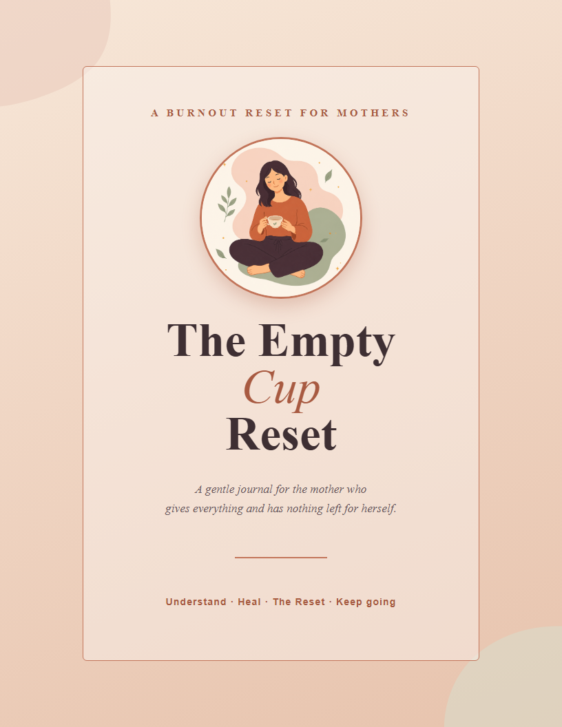 The Empty Cup Reset workbook cover